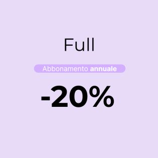 Abbonamento annuale - Promo Full